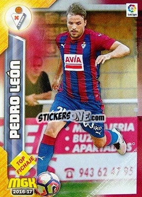 Cromo Pedro León - Liga 2016-2017. Megacracks - Panini
