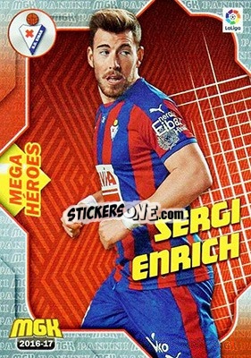 Sticker Sergi Enrich - Liga 2016-2017. Megacracks n. 215 - Panini