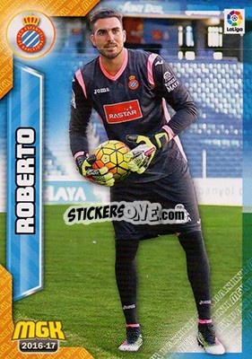 Sticker Roberto - Liga 2016-2017. Megacracks - Panini