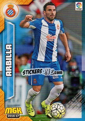 Sticker Arbilla - Liga 2016-2017. Megacracks n. 222 - Panini