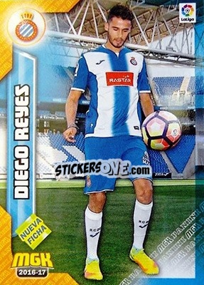 Sticker Diego Reyes - Liga 2016-2017. Megacracks n. 222bis - Panini