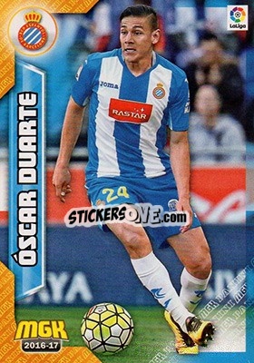 Sticker óscar Duarte - Liga 2016-2017. Megacracks n. 223 - Panini