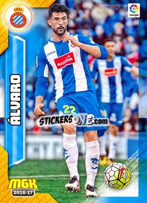 Sticker Álvaro - Liga 2016-2017. Megacracks n. 224 - Panini