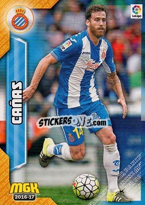 Sticker Cañas - Liga 2016-2017. Megacracks n. 227 - Panini