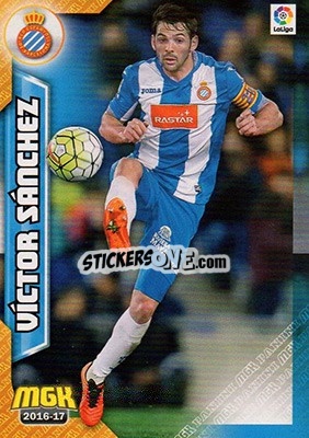 Sticker Víctor Sánchez - Liga 2016-2017. Megacracks - Panini