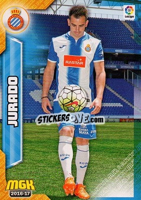 Sticker Jurado - Liga 2016-2017. Megacracks n. 232 - Panini