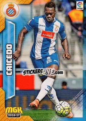Sticker Felipe Caicedo - Liga 2016-2017. Megacracks n. 237 - Panini