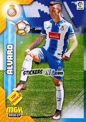 Cromo Álvaro - Liga 2016-2017. Megacracks - Panini