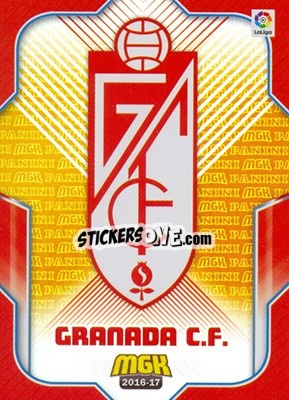 Figurina Escudo Granada - Liga 2016-2017. Megacracks n. 244 - Panini