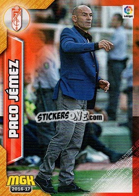 Sticker Paco Jémez - Liga 2016-2017. Megacracks n. 245 - Panini