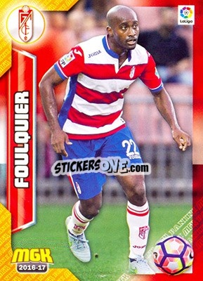 Sticker Foulquier - Liga 2016-2017. Megacracks - Panini