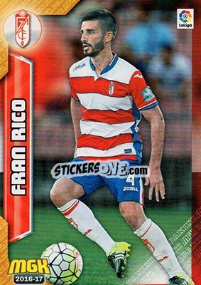 Sticker Fran Rico - Liga 2016-2017. Megacracks - Panini