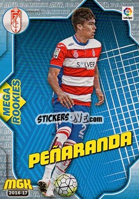 Figurina Peñaranda - Liga 2016-2017. Megacracks - Panini
