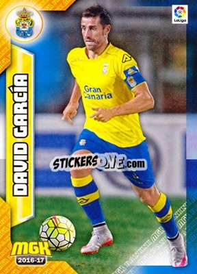 Sticker David García - Liga 2016-2017. Megacracks - Panini