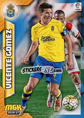 Sticker Vicente Gómez - Liga 2016-2017. Megacracks - Panini