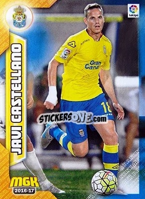 Cromo Javi Castellano - Liga 2016-2017. Megacracks - Panini