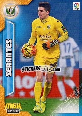 Cromo Serantes - Liga 2016-2017. Megacracks n. 300 - Panini