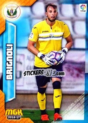 Sticker Brignoli - Liga 2016-2017. Megacracks - Panini