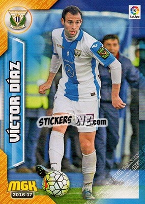 Sticker Víctor Díaz - Liga 2016-2017. Megacracks n. 302 - Panini