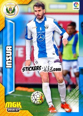 Sticker Pablo Insua - Liga 2016-2017. Megacracks - Panini