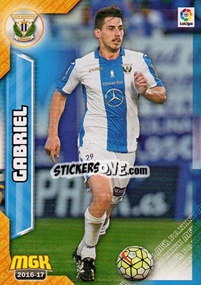 Sticker Gabriel - Liga 2016-2017. Megacracks - Panini