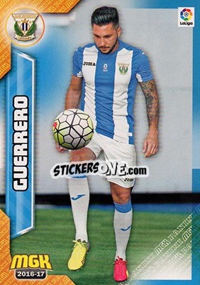 Sticker Guerrero - Liga 2016-2017. Megacracks n. 317 - Panini