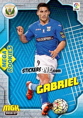 Sticker Gabriel - Liga 2016-2017. Megacracks - Panini