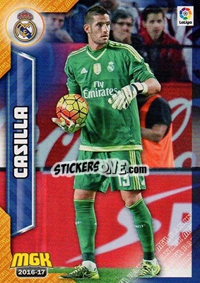 Sticker Casilla - Liga 2016-2017. Megacracks n. 328 - Panini