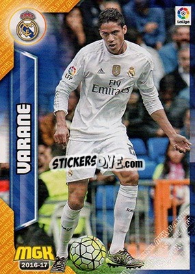 Sticker Varane - Liga 2016-2017. Megacracks n. 331 - Panini