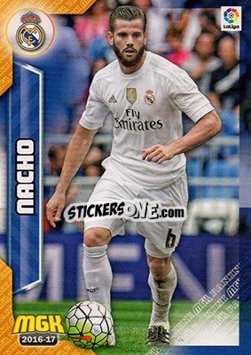 Figurina Nacho Fernández - Liga 2016-2017. Megacracks - Panini