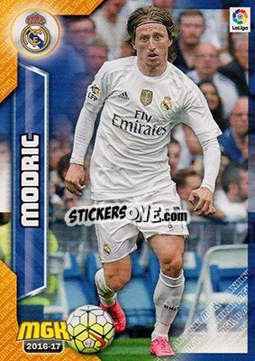 Sticker Modric - Liga 2016-2017. Megacracks n. 337 - Panini