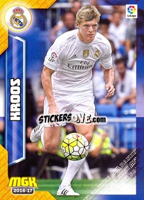 Sticker Kroos - Liga 2016-2017. Megacracks n. 338 - Panini