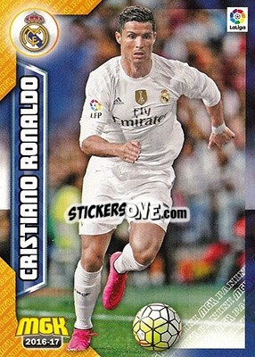 Sticker Cristiano Ronaldo - Liga 2016-2017. Megacracks n. 344 - Panini