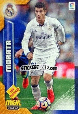 Sticker Morata - Liga 2016-2017. Megacracks n. 346 - Panini