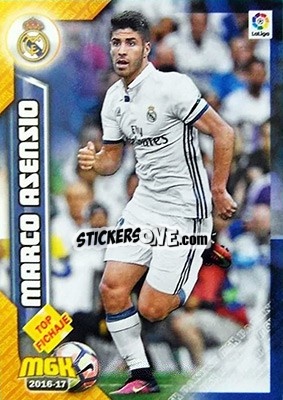 Sticker Marco Asensio - Liga 2016-2017. Megacracks n. 347 - Panini