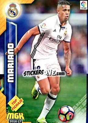 Sticker Mariano Díaz - Liga 2016-2017. Megacracks n. 348 - Panini