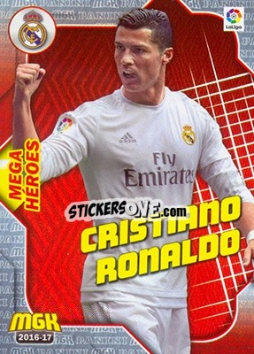 Sticker Cristiano Ronaldo - Liga 2016-2017. Megacracks n. 350 - Panini
