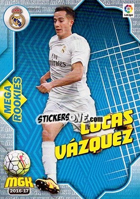 Sticker Lucas Vázquez - Liga 2016-2017. Megacracks n. 351 - Panini