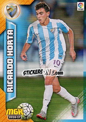 Cromo Ricardo Horta - Liga 2016-2017. Megacracks - Panini