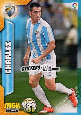 Sticker Charles - Liga 2016-2017. Megacracks - Panini