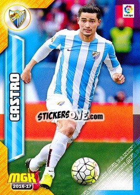 Sticker Castro - Liga 2016-2017. Megacracks n. 372 - Panini