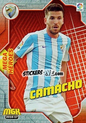 Cromo Camacho - Liga 2016-2017. Megacracks - Panini