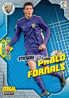 Sticker Pablo Fornals - Liga 2016-2017. Megacracks n. 378 - Panini