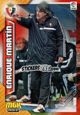 Sticker Enrique Martín - Liga 2016-2017. Megacracks n. 380 - Panini