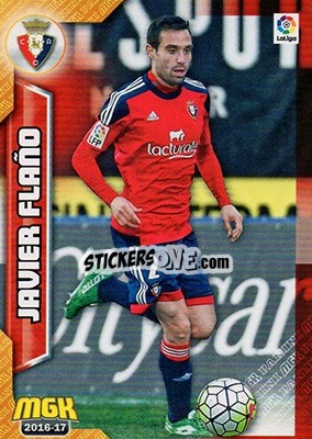Sticker Javier Flaño - Liga 2016-2017. Megacracks - Panini