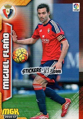 Cromo Miguel Flaño - Liga 2016-2017. Megacracks - Panini