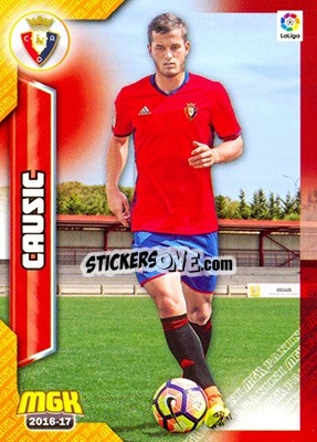 Sticker Causic - Liga 2016-2017. Megacracks n. 389 - Panini