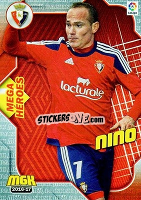Sticker Nino - Liga 2016-2017. Megacracks n. 404 - Panini