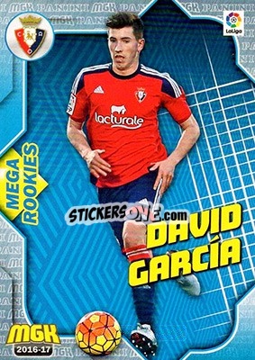 Sticker David García - Liga 2016-2017. Megacracks - Panini