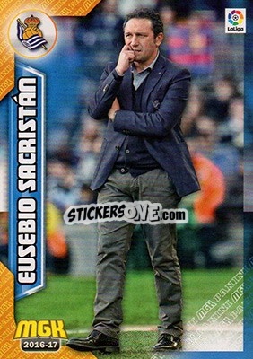 Sticker Eusebio Sacristán - Liga 2016-2017. Megacracks n. 407 - Panini